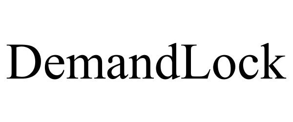 Trademark Logo DEMANDLOCK