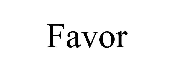 Trademark Logo FAVOR