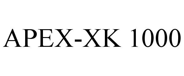 Trademark Logo APEX-XK 1000