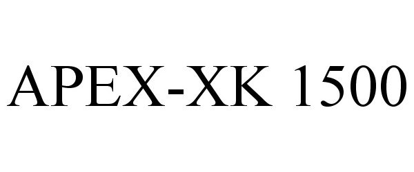 Trademark Logo APEX-XK 1500