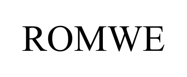 Trademark Logo ROMWE