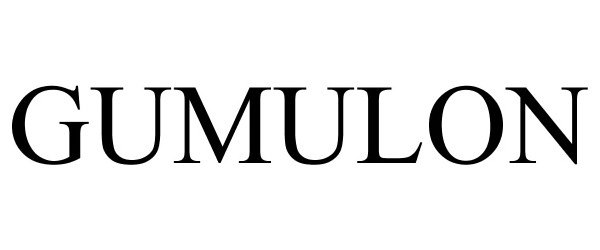 Trademark Logo GUMULON