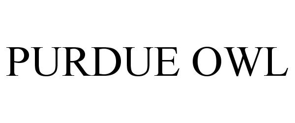 Trademark Logo PURDUE OWL