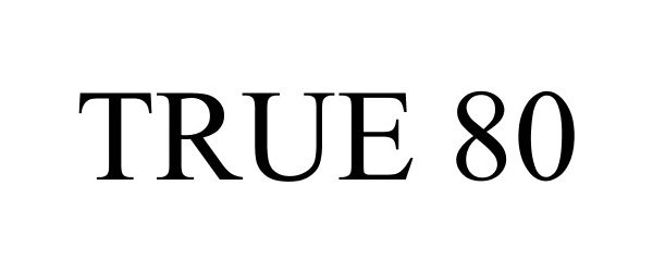 Trademark Logo TRU 80