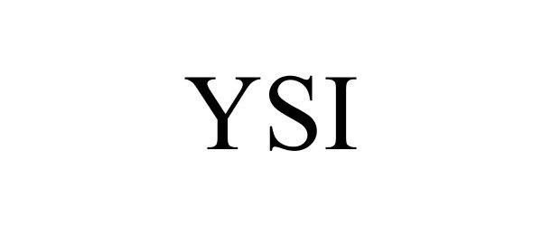 Trademark Logo YSI