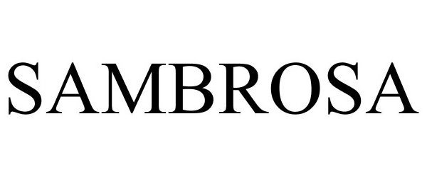 Trademark Logo SAMBROSA