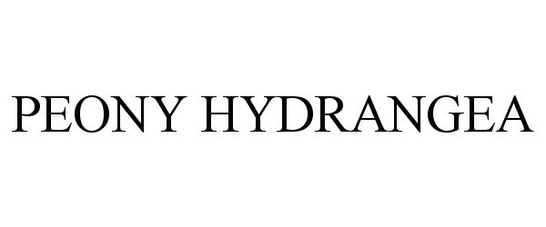 Trademark Logo PEONY HYDRANGEA