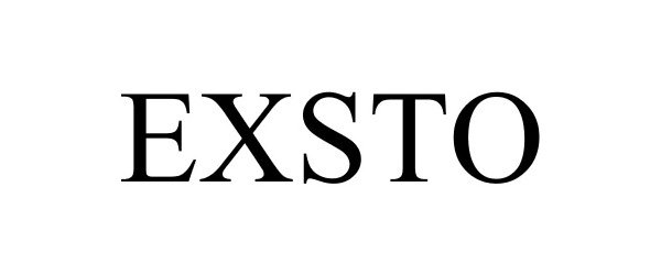 Trademark Logo EXSTO