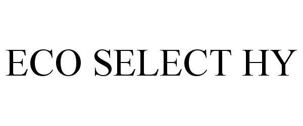 Trademark Logo ECO SELECT HY