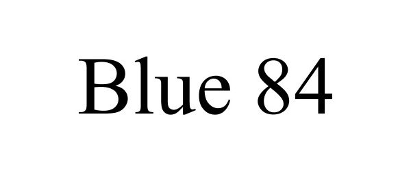 Trademark Logo BLUE 84