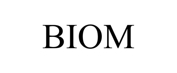 Trademark Logo BIOM