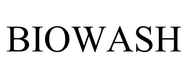 Trademark Logo BIOWASH