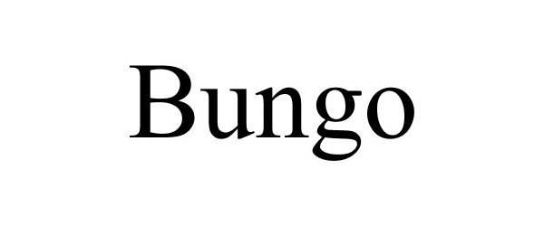 Trademark Logo BUNGO
