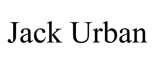 Trademark Logo JACK URBAN