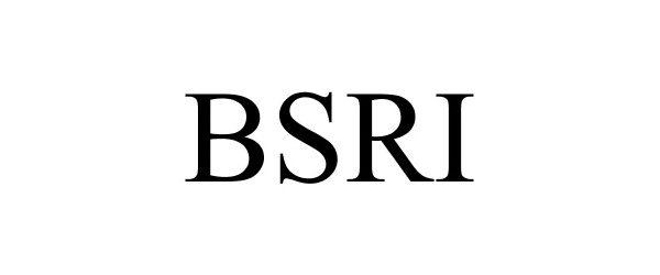 Trademark Logo BSRI