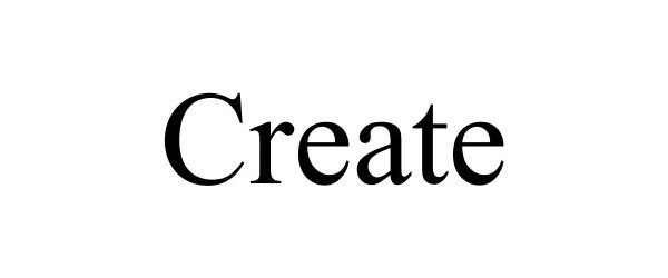 Trademark Logo CREATE