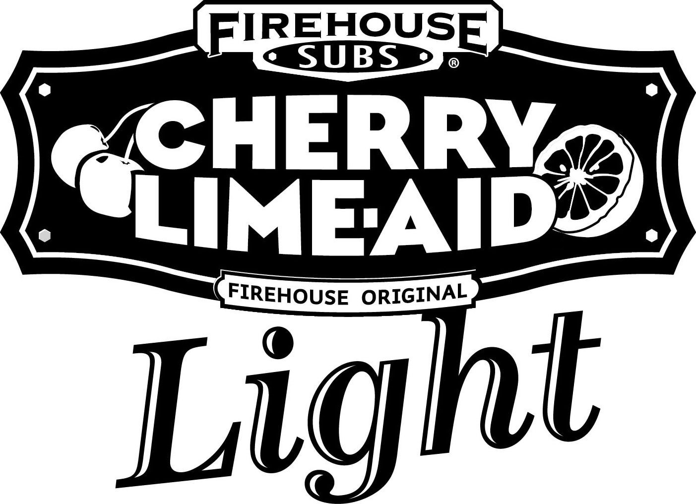  FIREHOUSE SUBS CHERRY LIME - AID LIGHT FIREHOUSE ORIGINAL