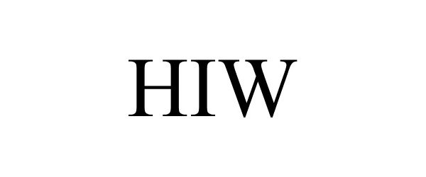 Trademark Logo HIW