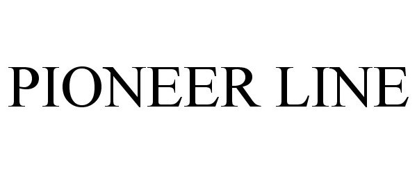 Trademark Logo PIONEER LINE