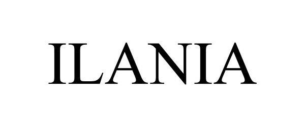 Trademark Logo ILANIA