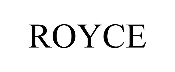 Trademark Logo ROYCE