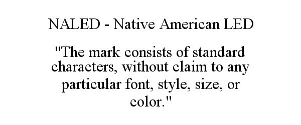  NALED - NATIVE AMERICAN LED