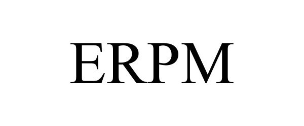 Trademark Logo ERPM