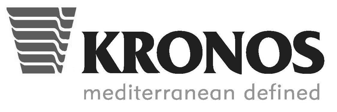 Trademark Logo KRONOS MEDITERRANEAN DEFINED
