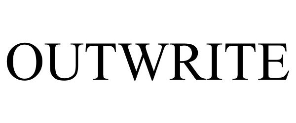 Trademark Logo OUTWRITE