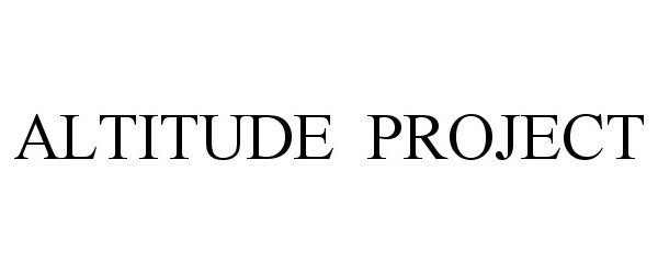  ALTITUDE PROJECT
