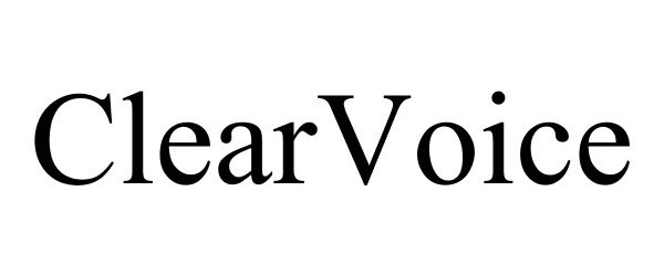 Trademark Logo CLEARVOICE