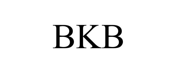 Trademark Logo BKB