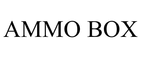 Trademark Logo AMMO BOX
