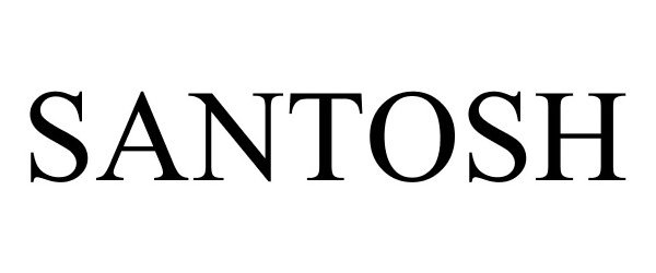 Trademark Logo SANTOSH