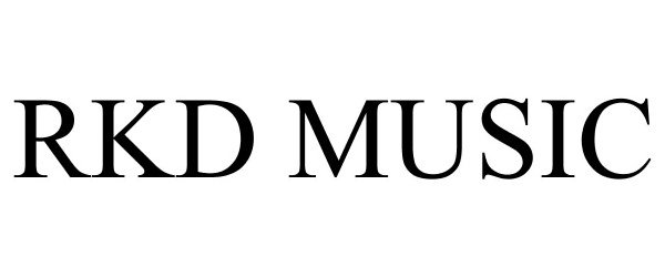 Trademark Logo RKD MUSIC