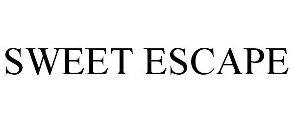 Trademark Logo SWEET ESCAPE