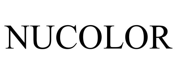 Trademark Logo NUCOLOR