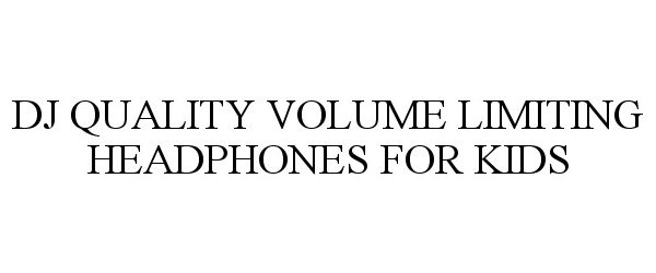  DJ QUALITY VOLUME LIMITING HEADPHONES FOR KIDS