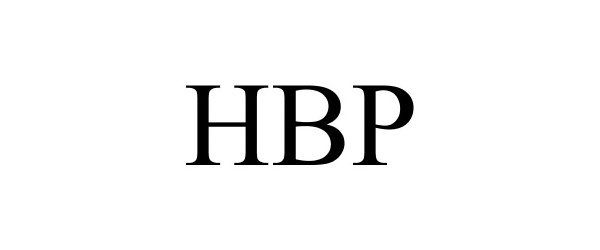 Trademark Logo HBP
