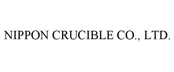  NIPPON CRUCIBLE CO., LTD.