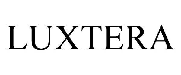 Trademark Logo LUXTERA