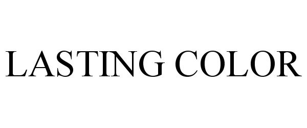 Trademark Logo LASTING COLOR