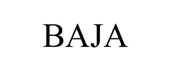 Trademark Logo BAJA