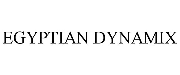 Trademark Logo EGYPTIAN DYNAMIX