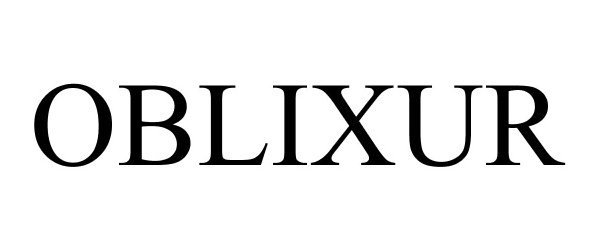 Trademark Logo OBLIXUR