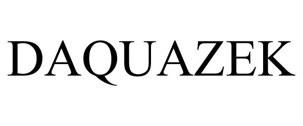 Trademark Logo DAQUAZEK