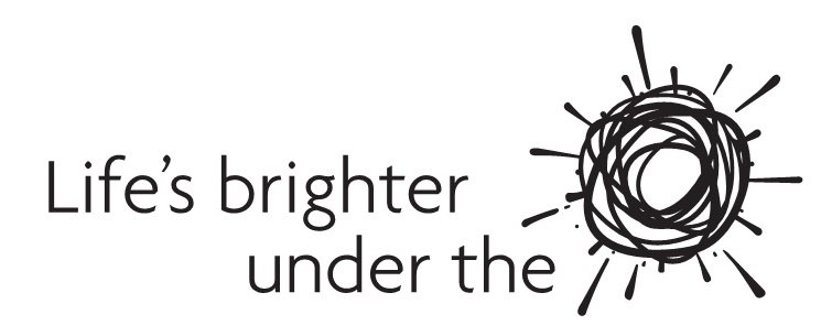 Trademark Logo LIFE'S BRIGHTER UNDER THE