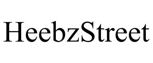 Trademark Logo HEEBZSTREET