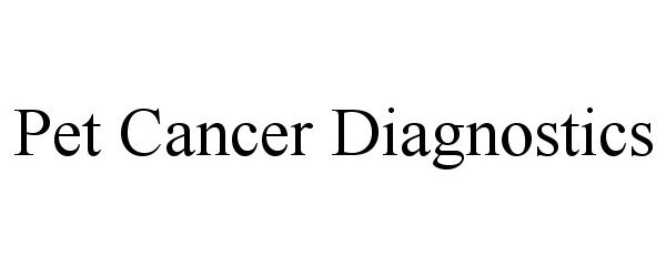  PET CANCER DIAGNOSTICS