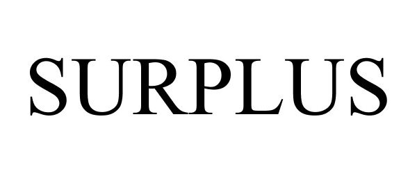 Trademark Logo SURPLUS